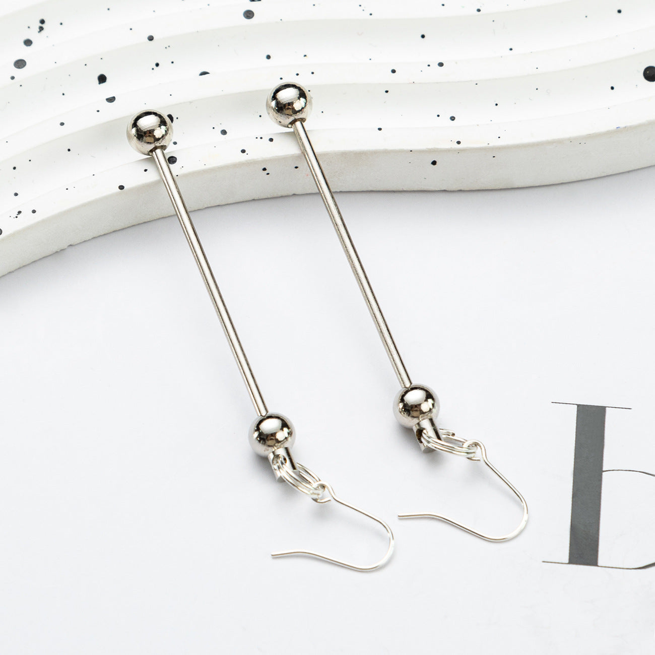 Wholesale Beadable Earrings Metal DIY Earrings
